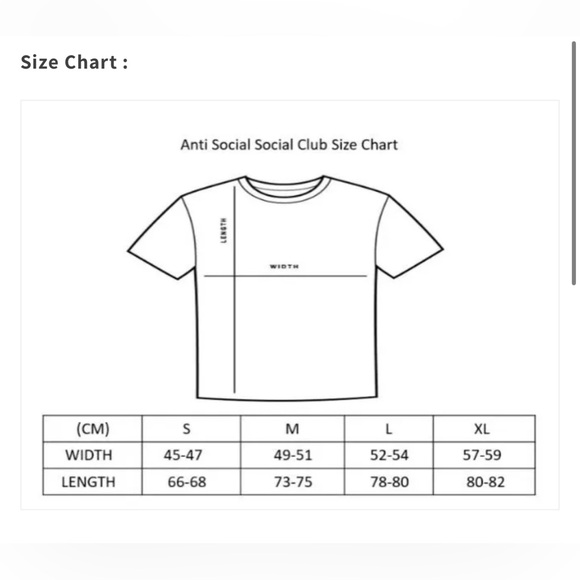 ASSC | Anti Social Social Club x Members Only Imprint Tee | NWT Black/White/Red - Picture 8 of 8